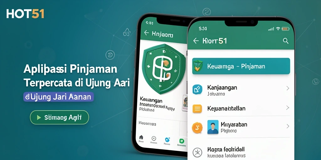Tampilan antarmuka aplikasi HOT51 yang user-friendly dan mudah digunakan.