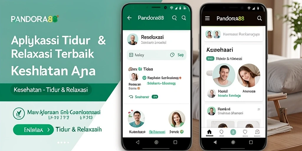 Antarmuka PANDORA88 yang sederhana dan menenangkan untuk Tidur & Relaksasi.