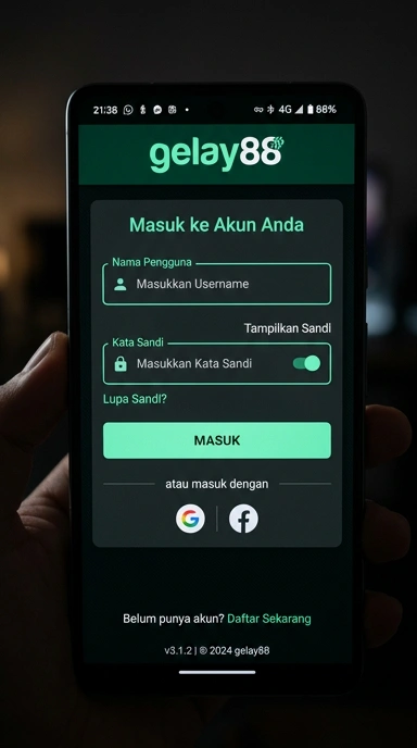 Masuk Akun gelay88 untuk Pengguna Android